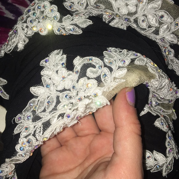 Black and White Prom Dress - Picture 5 of 5